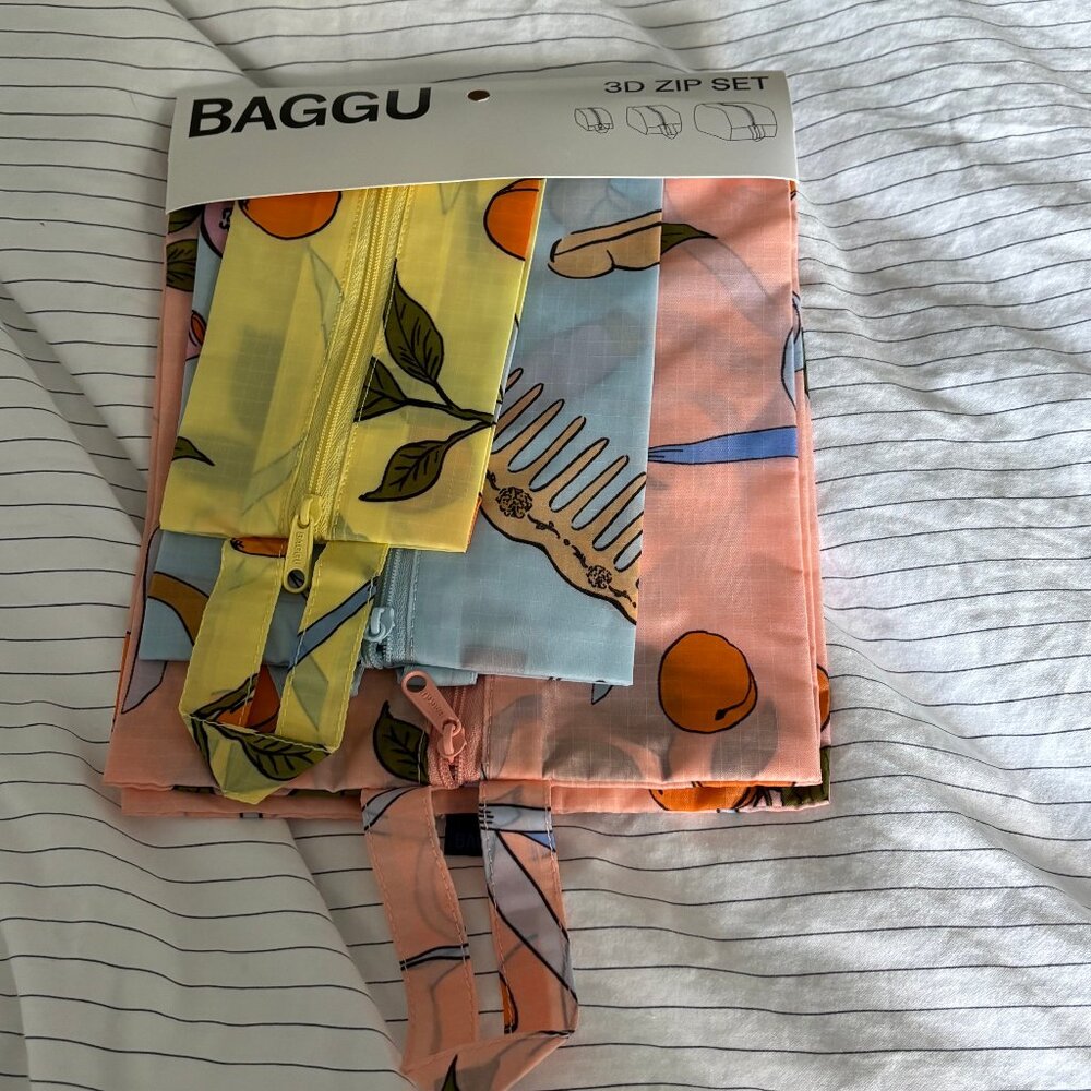 Baggu 3D zip kit "Get ready with me" NWT